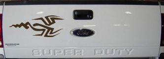 Tribal Car or Truck Window Decal Sticker (Brown)