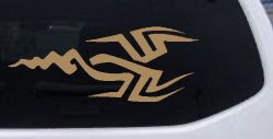 Tribal Car or Truck Window Decal Sticker (Light Brown)