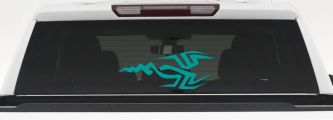 Tribal Car or Truck Window Decal Sticker (Turquoise)