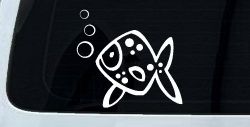 Cute Fish Animals Car or Truck Window Decal Sticker
