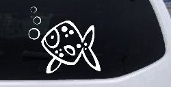 Cute Fish Animals Car or Truck Window Decal Sticker