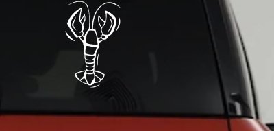 Lobster Vinyl Decal Sticker for Car Truck Window Decor