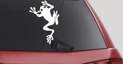 Frog Car Truck Window Decal Sticker Vinyl Graphics Auto Accessory