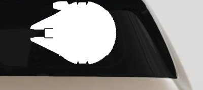 Millennium Falcon Car Truck Window Decal Sticker Star Wars Vinyl