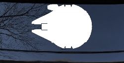 Millennium Falcon Car or Truck Window Decal Sticker