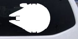 Millennium Falcon Car or Truck Window Decal Sticker