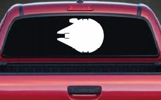 Millennium Falcon Car or Truck Window Decal Sticker