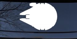 Millennium Falcon Car or Truck Window Decal Sticker