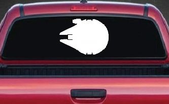Millennium Falcon Car or Truck Window Decal Sticker