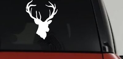 Big Buck Deer Hunting Decal - Car & Truck Window Vinyl Sticker