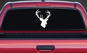 Big Buck Deer Hunting Car or Truck Window Decal Sticker