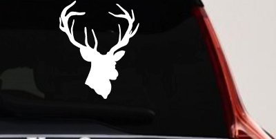 Big Buck Deer Hunting Decal - Car & Truck Window Vinyl Sticker