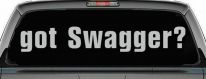 Got Swagger Car or Truck Window Decal Sticker (Light Gray)