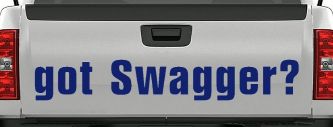 Got Swagger Car or Truck Window Decal Sticker (Navy)