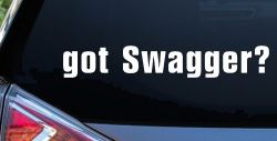 Got Swagger Car or Truck Window Decal Sticker