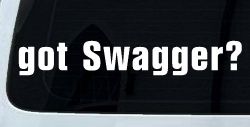 Got Swagger Car or Truck Window Decal Sticker