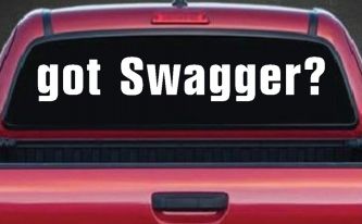 Got Swagger Car or Truck Window Decal Sticker