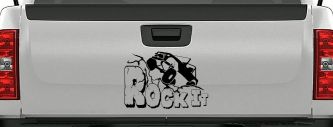 Rock It Rock Crawler Off Road Car or Truck Window Decal Sticker (Black)