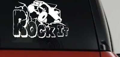 Rock It Rock Crawler Decal for Off Road Cars Trucks & SUVs