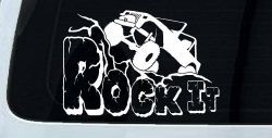 Rock It Rock Crawler Off Road Car or Truck Window Decal Sticker