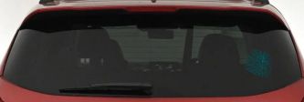 Spider Web Animals Car or Truck Window Decal Sticker (Turquoise Blue)