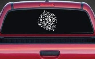 Spider Web Animals Car or Truck Window Decal Sticker