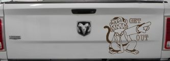 Evil Monkey Get Out (Brown)