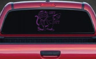 Evil Monkey Get Out (Violet)