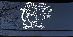 Evil Monkey Get Out