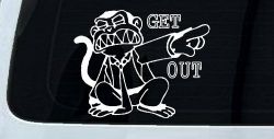 Evil Monkey Get Out