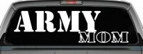 Army Mom Military Car or Truck Window Decal Sticker