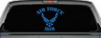 Air Force Mom Military Car or Truck Window Decal Sticker (Sky Blue)