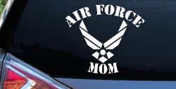 Air Force Mom Military Car or Truck Window Decal Sticker