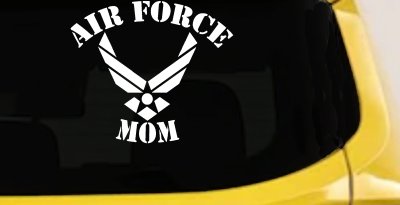 Air Force Mom Car Decal Sticker - Military Window Vinyl for Proud Moms