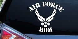 Air Force Mom Military Car or Truck Window Decal Sticker