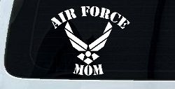 Air Force Mom Military Car or Truck Window Decal Sticker