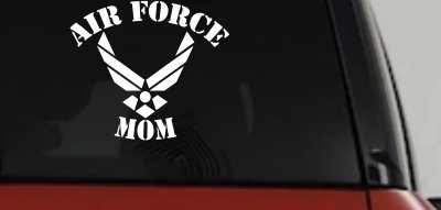 Air Force Mom Car Decal Sticker - Military Window Vinyl for Proud Moms