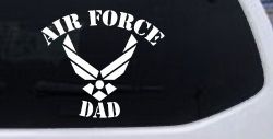 Air Force Dad Military Car or Truck Window Decal Sticker