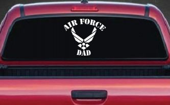 Air Force Dad Military Car or Truck Window Decal Sticker