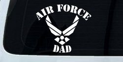 Air Force Dad Military Car or Truck Window Decal Sticker