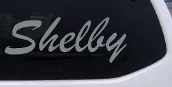 Shelby Car Truck Window Decal Sticker - Vinyl Quality Graphics (Telegrey)