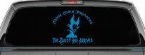 Move Over Princesses The Queen Has Arrived Funny Car or Truck Window Decal Sticker (Blue)