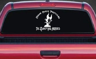 Move Over Princesses The Queen Has Arrived Funny Car or Truck Window Decal Sticker