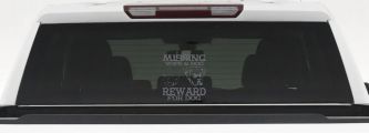 Missing Wife and Dog Reward For Dog (Silver)