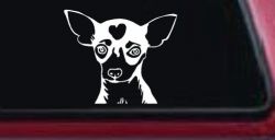 Chihuahua Dog Car or Truck Window Decal Sticker