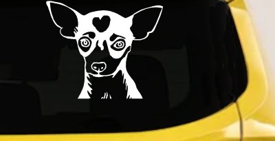 Chihuahua Dog Window Decal Sticker for Car Truck - Vinyl Art