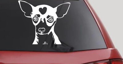 Chihuahua Dog Window Decal Sticker for Car Truck - Vinyl Art