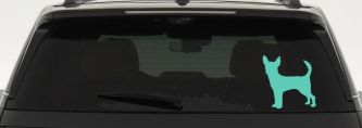 Chihuahua Dog Car Truck Window Decal Vinyl Sticker Cute Pet Lover Gift (Mint)