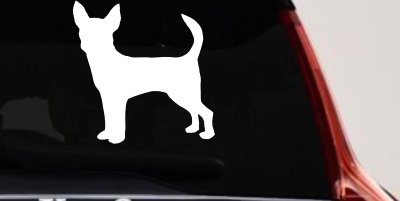 Chihuahua Dog Car Truck Window Decal Vinyl Sticker Cute Pet Lover Gift
