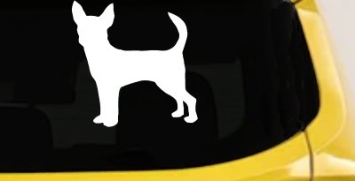 Chihuahua Dog Car Truck Window Decal Vinyl Sticker Cute Pet Lover Gift
